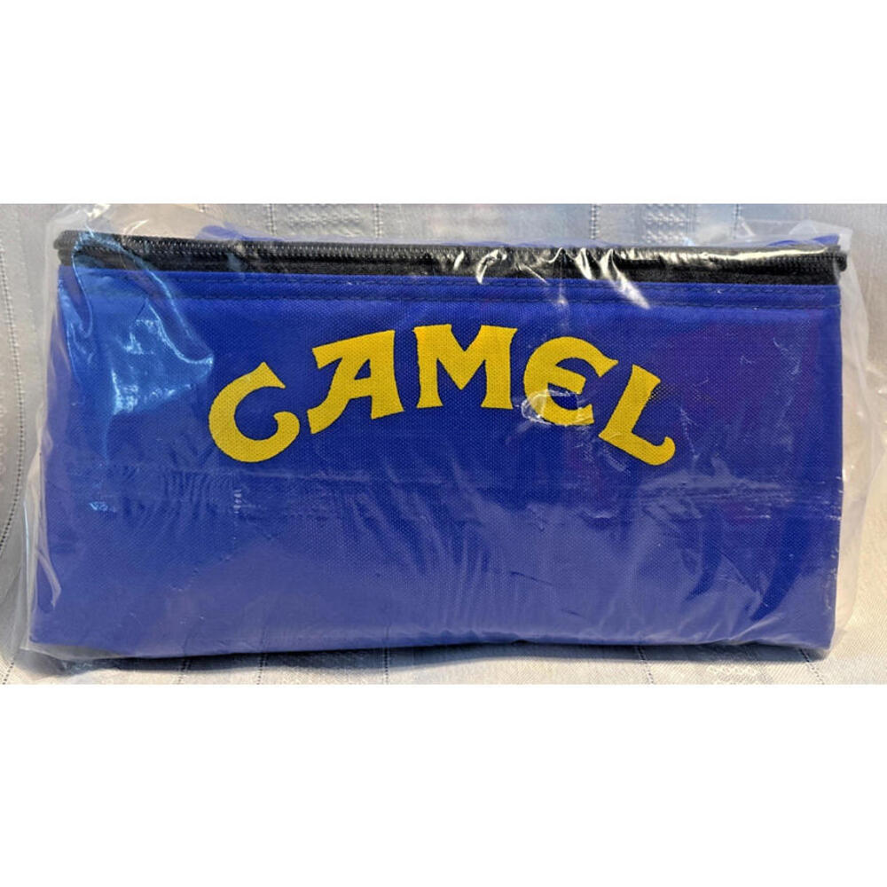 Vintage Camel Cigarettes Six-Pack Holder Fanny Pack Blue BRAND NEW